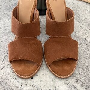 Brown Suede Women's Sandals